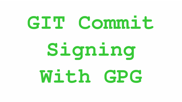 How to configure GitHub GPG signing